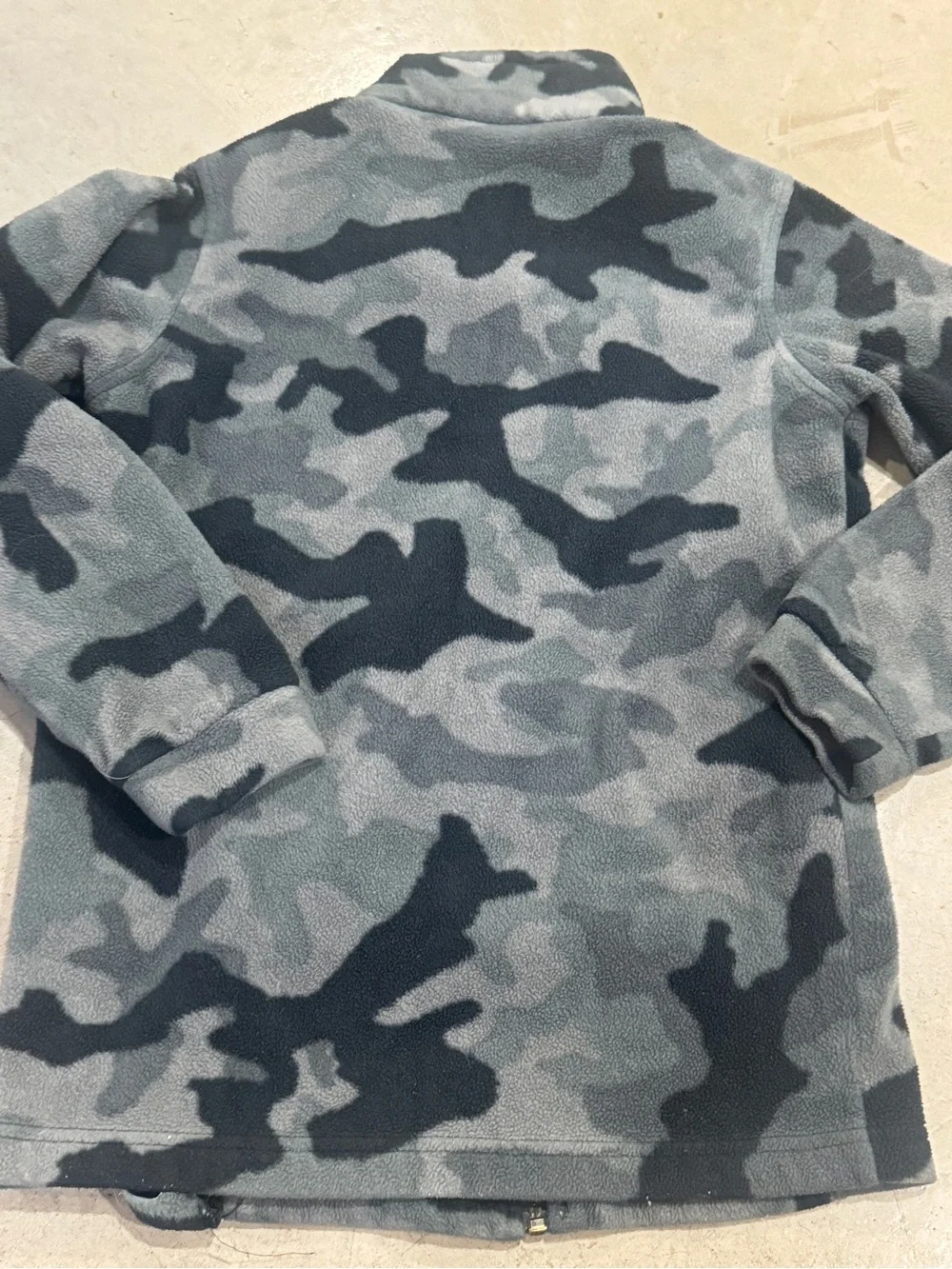 Columbia Gray Camo Fleece Jacket